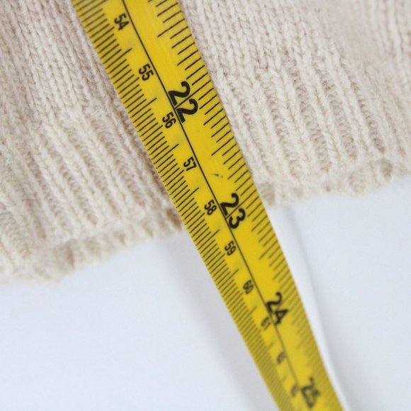 Mo:vint Pencil Skirt Womens Beige Striped Knit Stretch Small S New With Tags - Picture 9 of 9